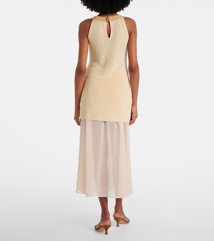 Knitted midi dress
