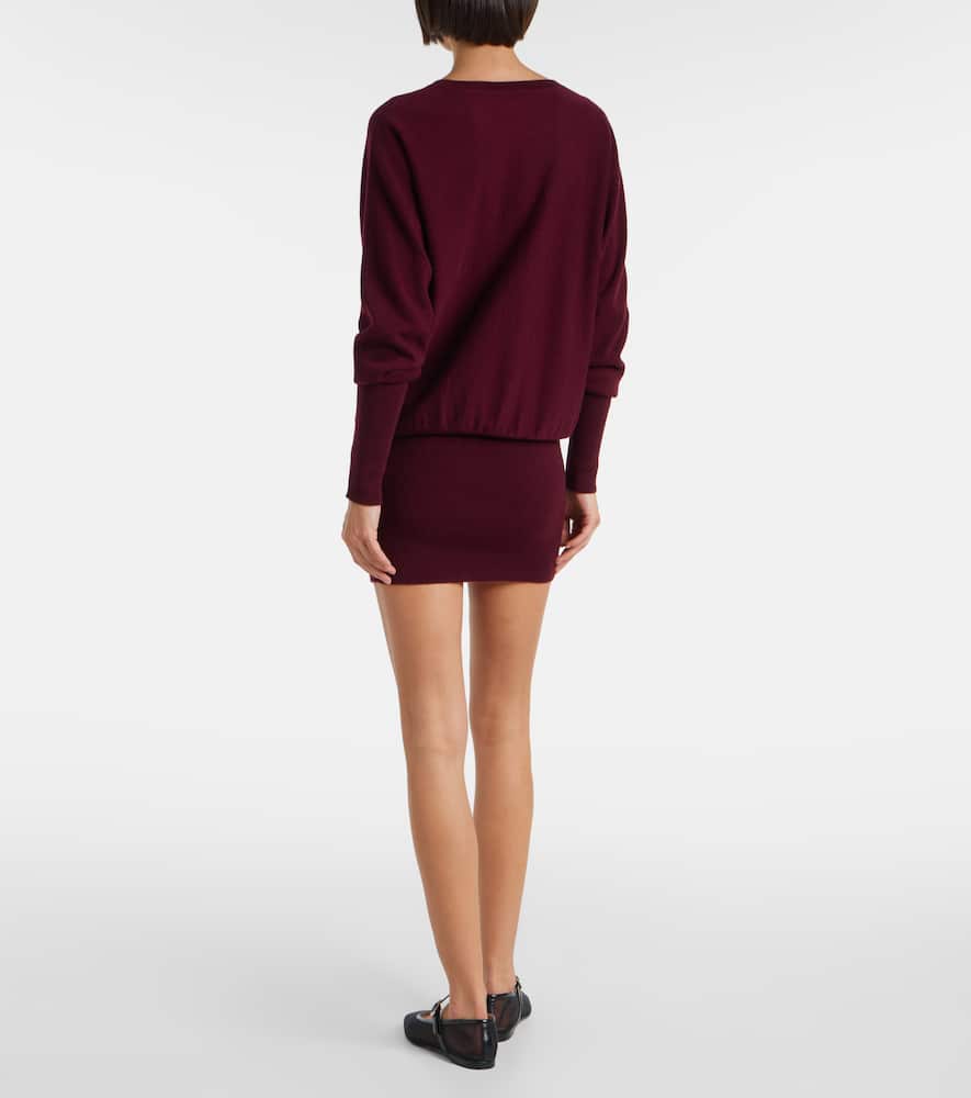 Wool and cashmere sweater dress