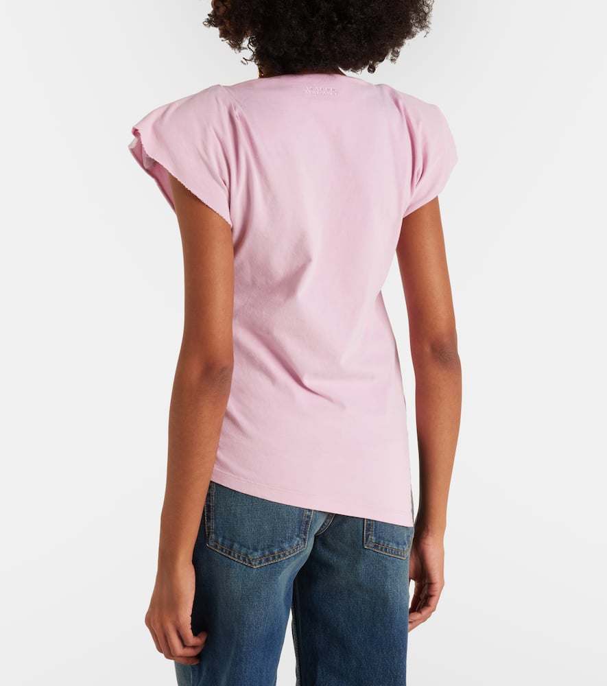 Sebani asymmetric cotton jersey top