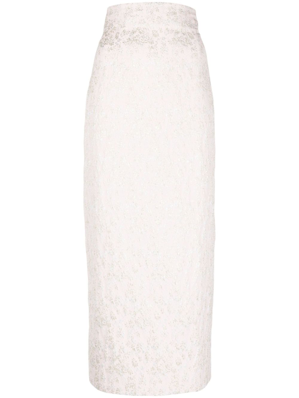 Jacquard pencil skirt - Pink