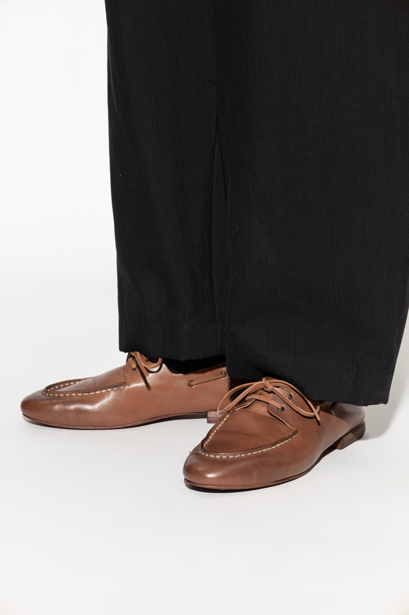 Suede Shoes "Mandolo", Men's, Brown