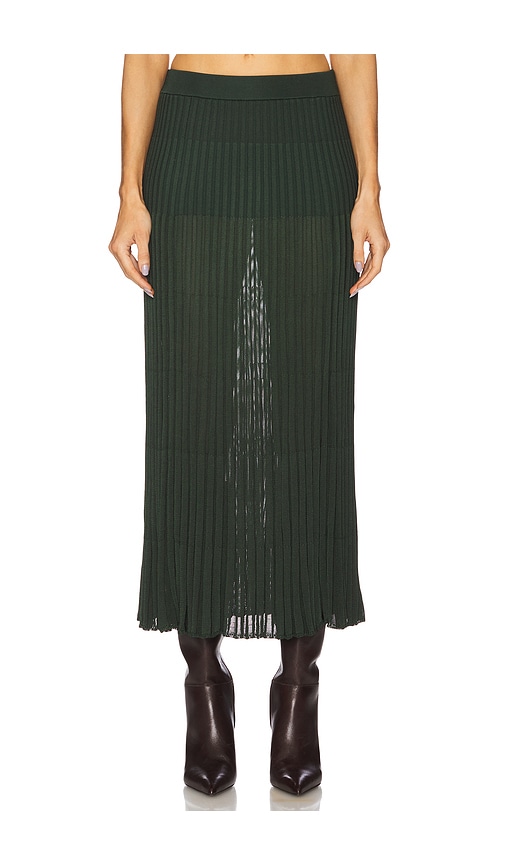 Zimmermann プリーツミディスカート - Dark Green.  3/L. Also - 0/XS, 1/S, 2/M