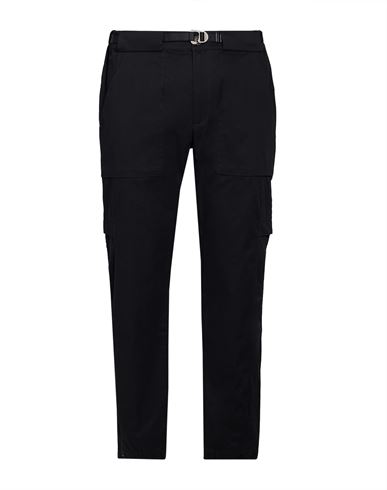 Man Pants Black Size L Cotton, Elastane