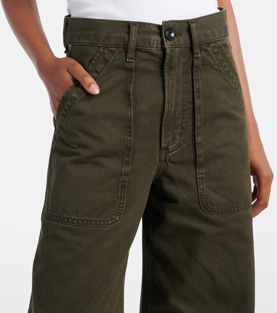 Ayla Cargo high-rise wide-leg jeans