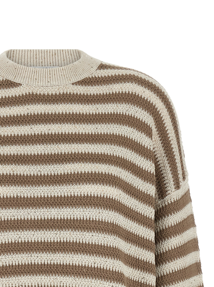 Striped sweater - Neutrals