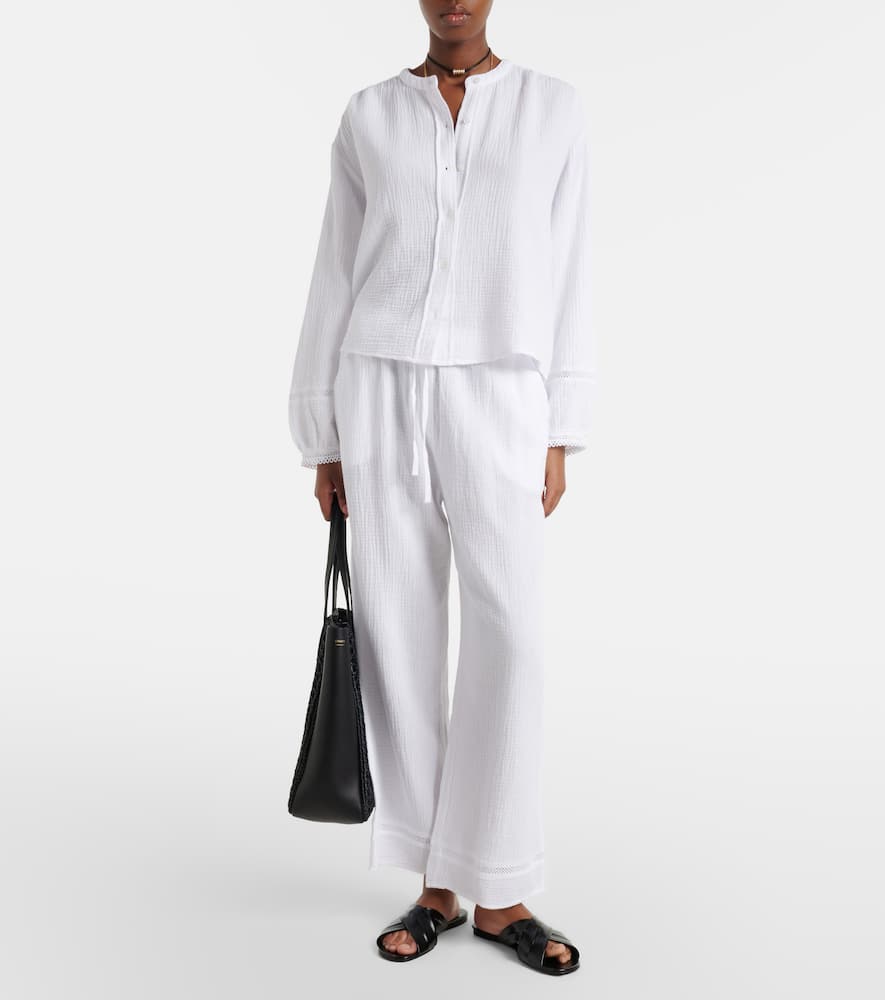 Taria cotton muslin shirt