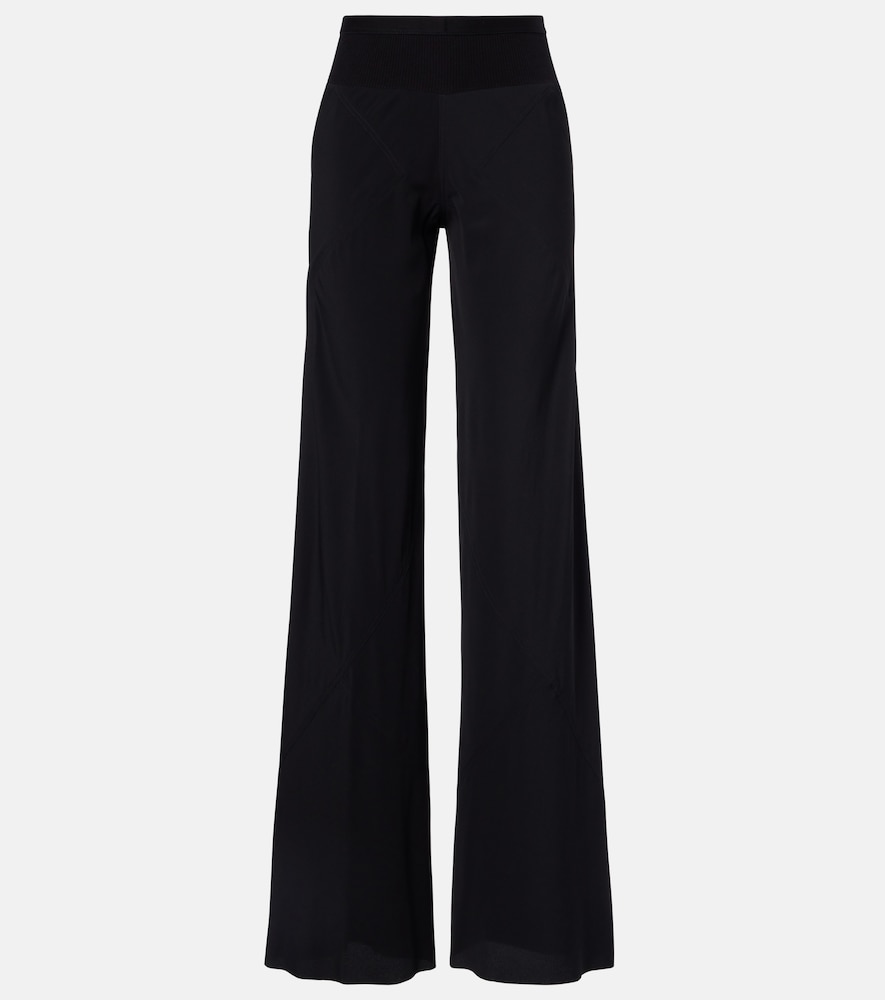 Bias wide-leg pants