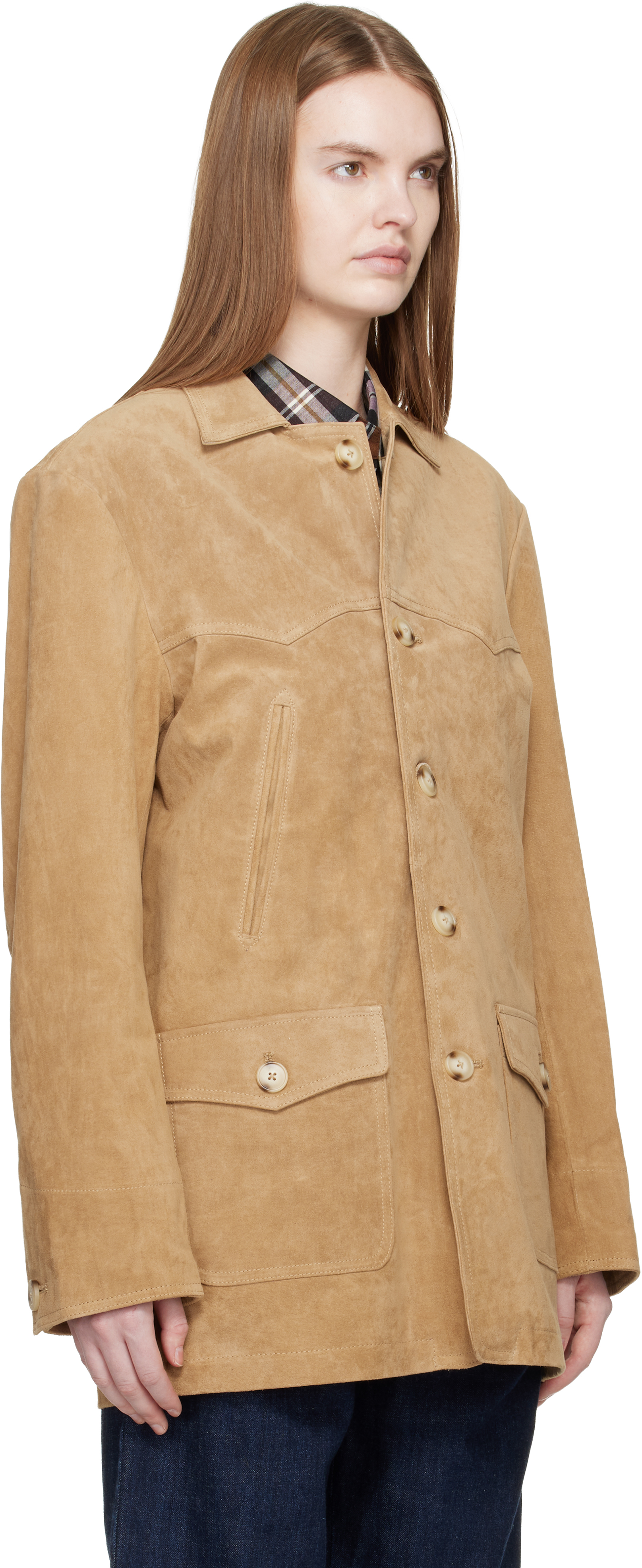 Tan Chicago Suede Jacket
