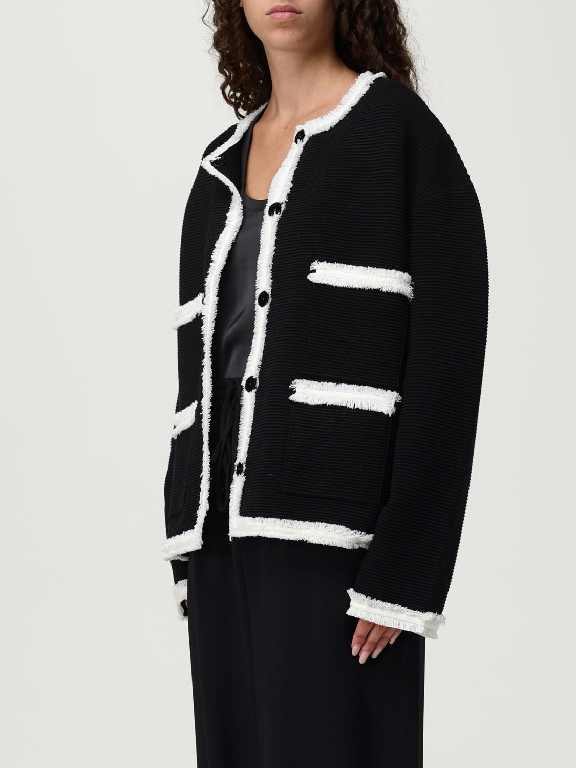 Ottomam fringed-detail jacket - Black