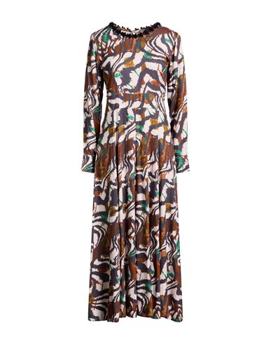 Woman Maxi dress Ivory Size S Viscose