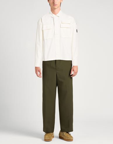 C. p. Company Man Shirt Off white Size S Cotton