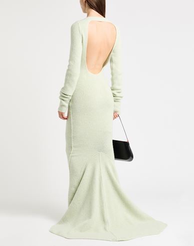 Woman Maxi dress Light green Size M Alpaca wool, Polyamide, Wool, Elastane
