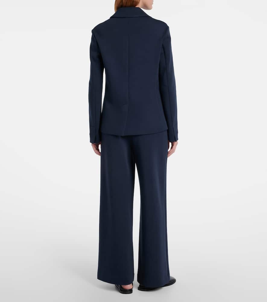 Aerovia cotton-blend wide-leg pants