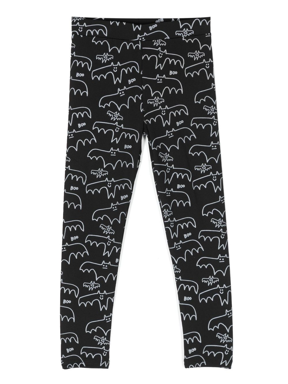 Bat-print leggings - Black