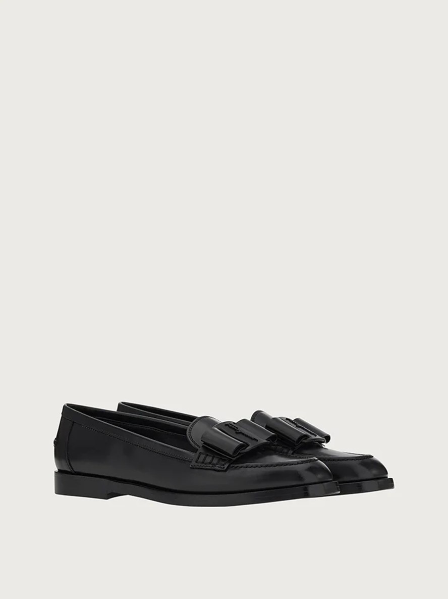 Vivaldo leather ballerina shoes - Black