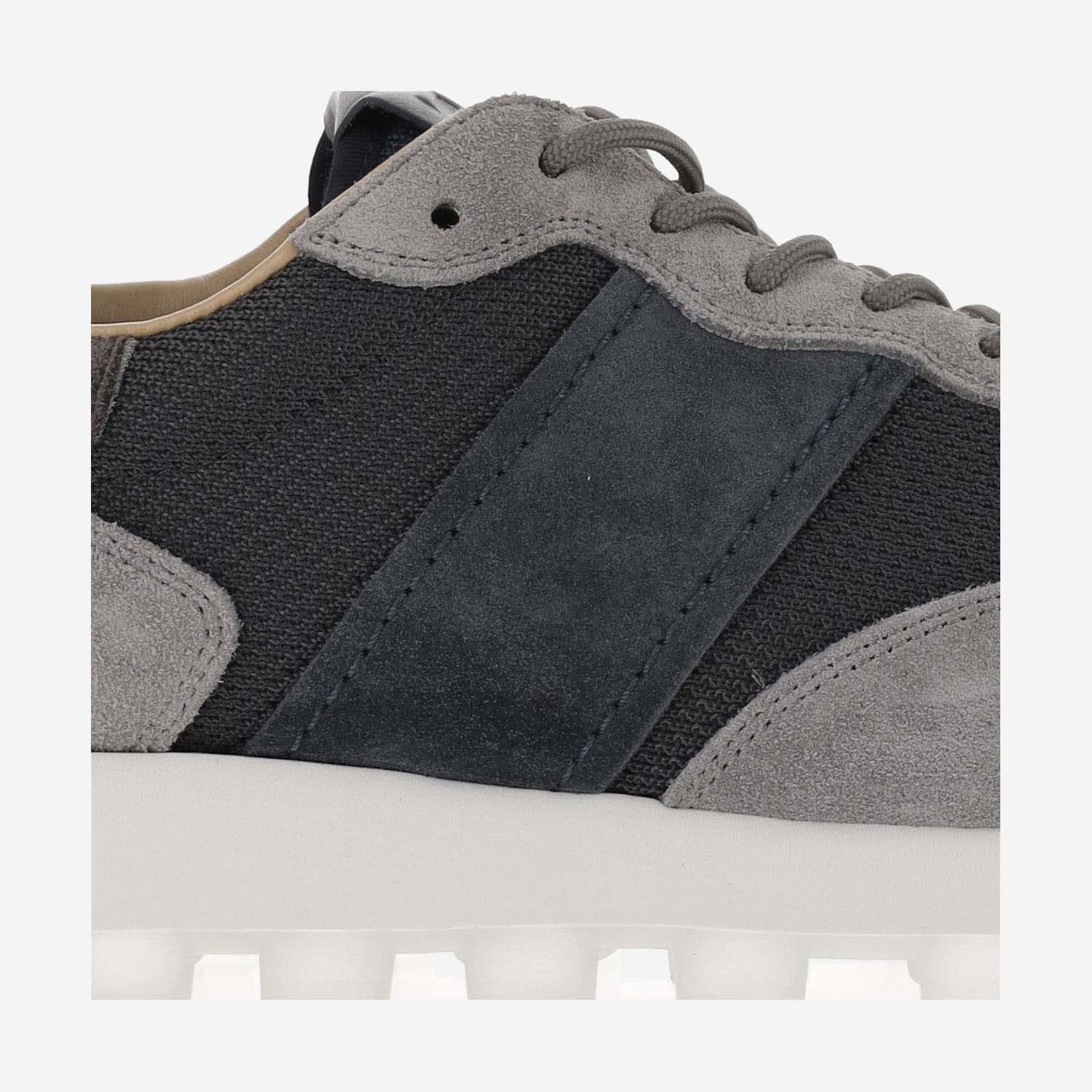 Tods 1T Suede And Fabric Sneakers