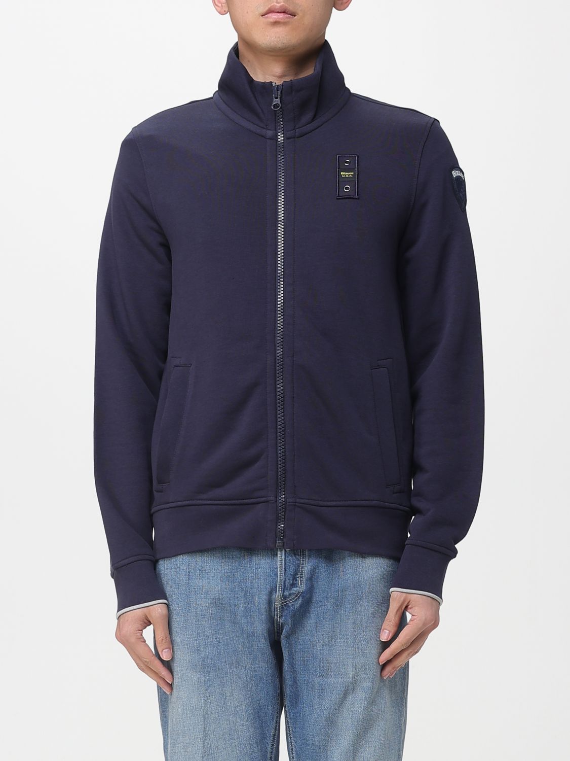 Sweatshirt Men color Blue