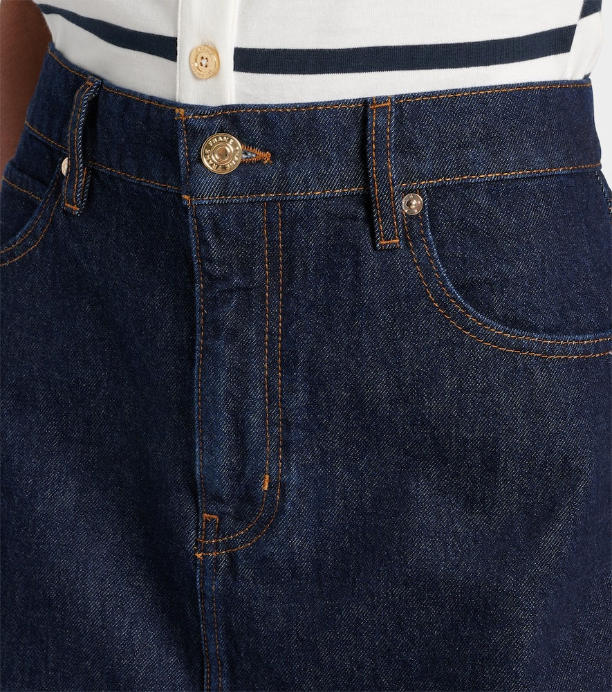 Denim miniskirt