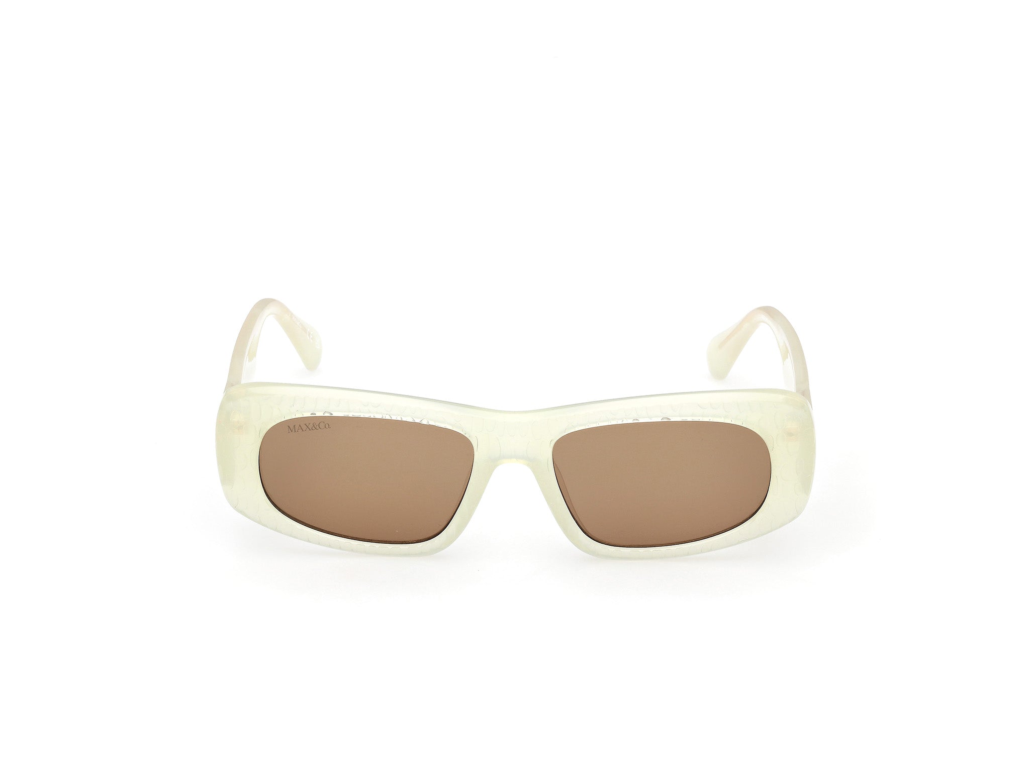 MAX&Co Mujer MAX&Co MO0142 39J Gafas de sol Inyectado Amarillo roviex Cuadrada Norma