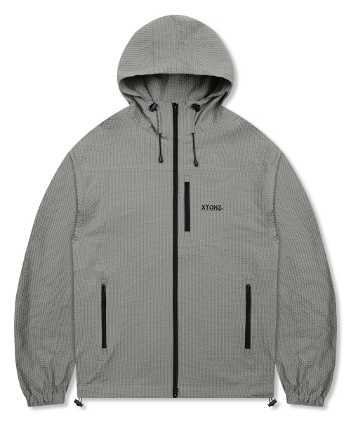 XJ132 Check Wrinkle Windbreaker
