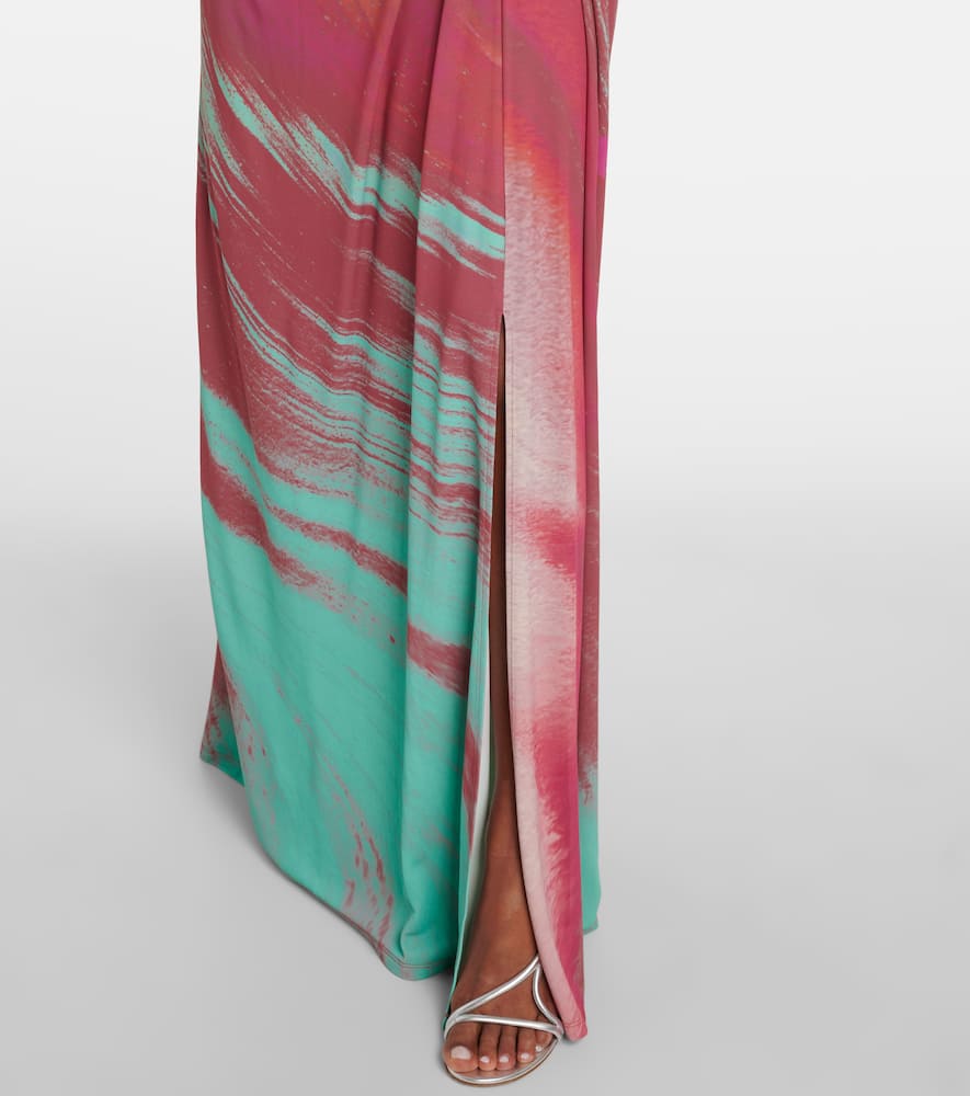 Emma printed jersey maxi dress