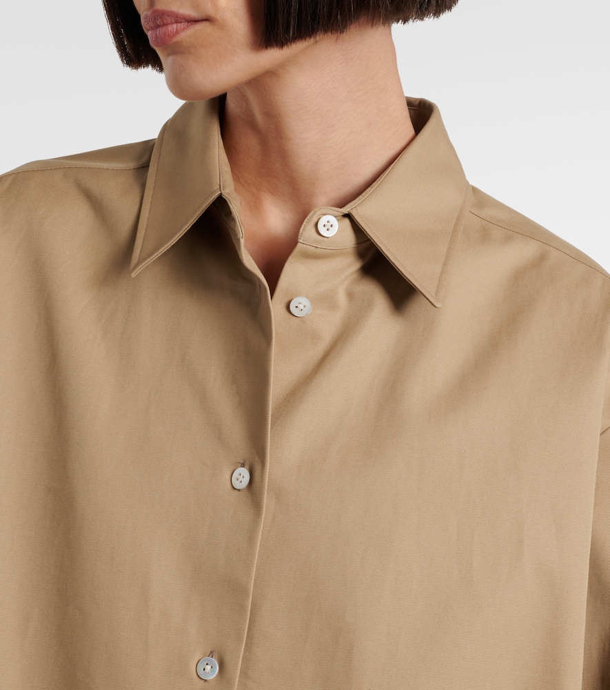 Tansy cotton and cashmere shirt