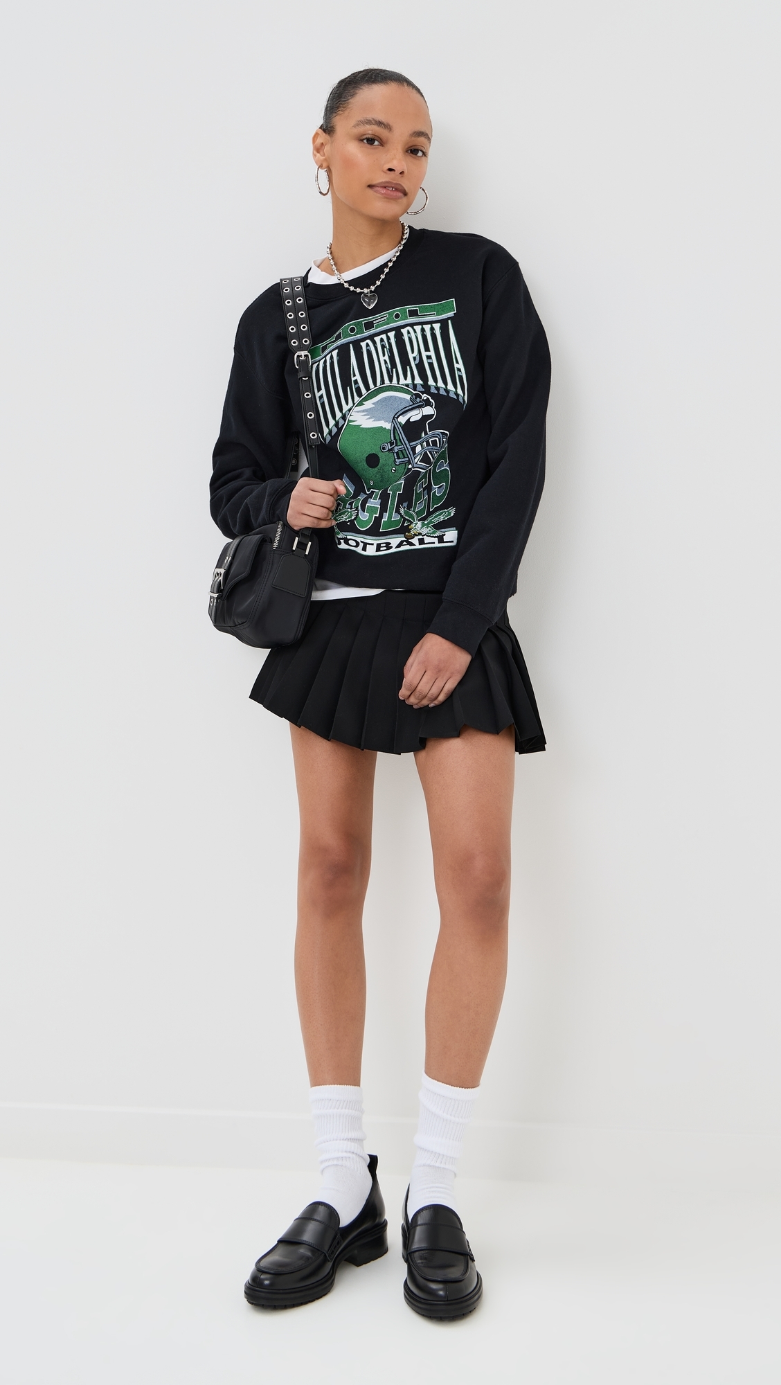 Eagles Helmut Crew Sweatshirt Black