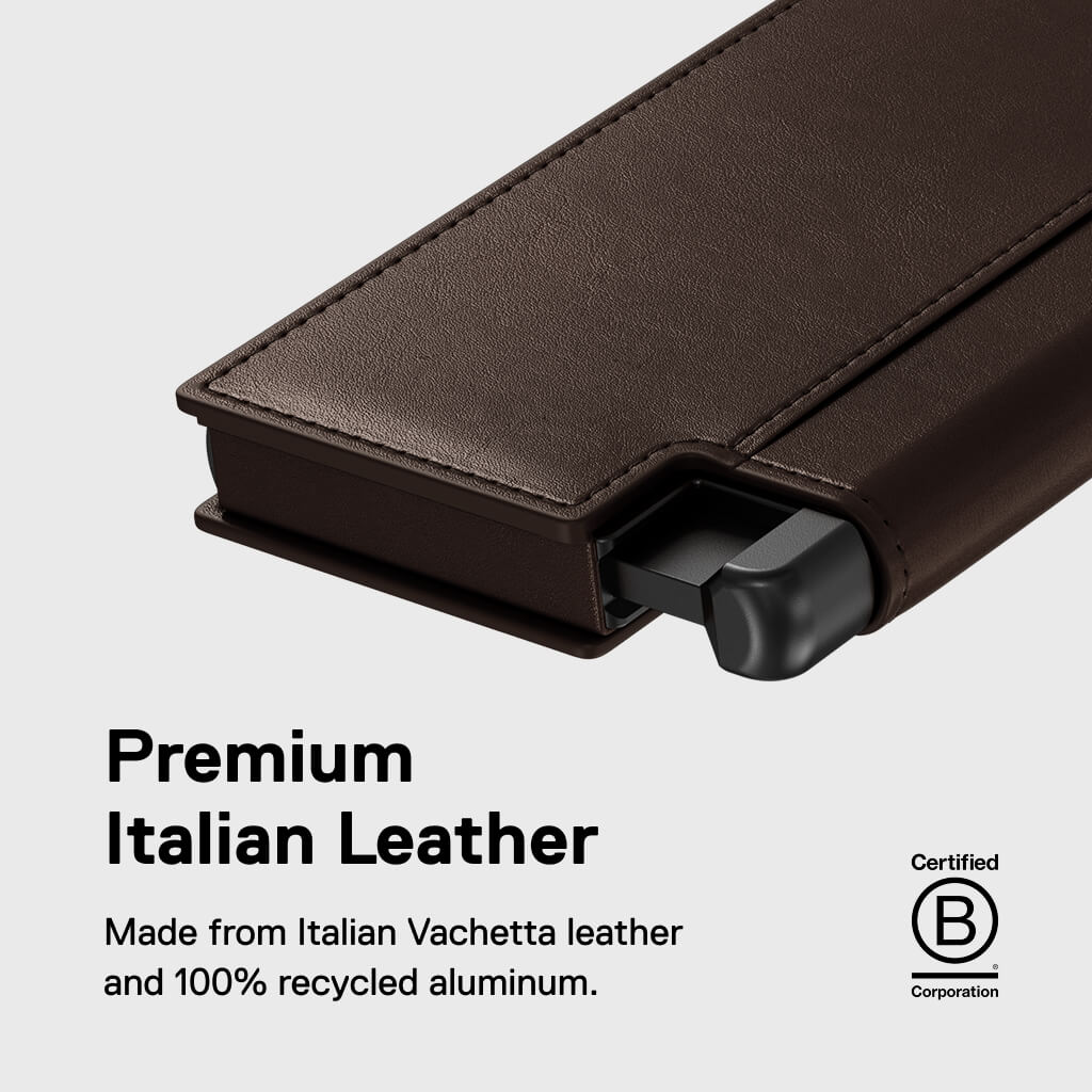 Men's Wallet - Smiley x Ekster Pro Premium Slim Men's Wallet Trackable Wallet Leather Smart Wallet RFID Blocking