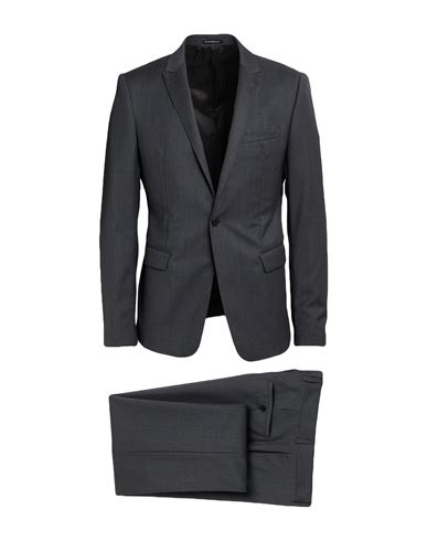 David Line Man Suit Grey Size 40 Virgin Wool