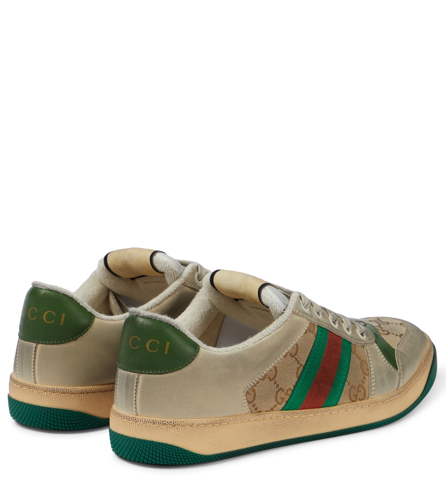 Screener leather sneakers