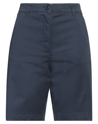 Cape Horn Woman Shorts & Bermuda Shorts Navy Size 8 Cotton, Elastane