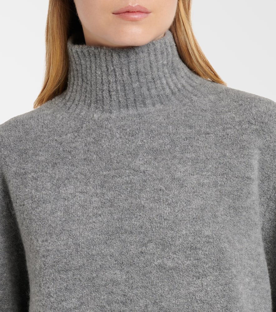 Wool and cashmere-blend turtleneck sweater