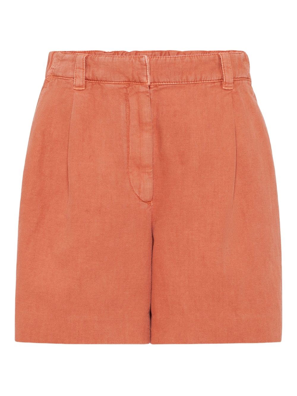 Pleated shorts - Orange