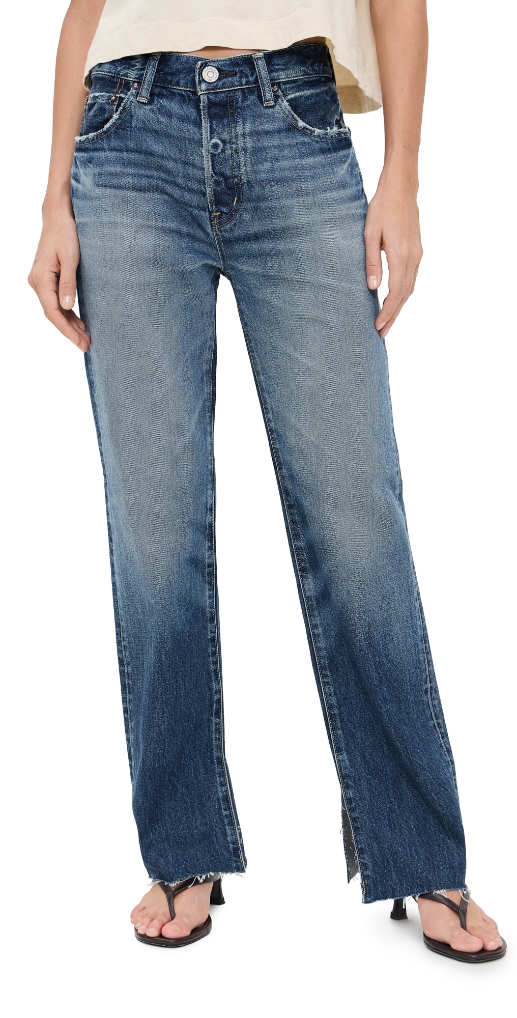 MOUSSY VINTAGE Mv Gleason Straight Jeans Blue