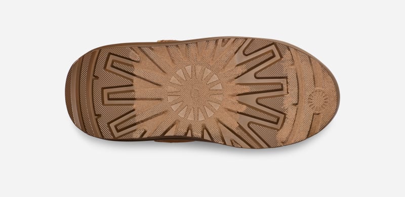 ® Classic Mini Pumped Molded Suede Classic Boots in Chestnut