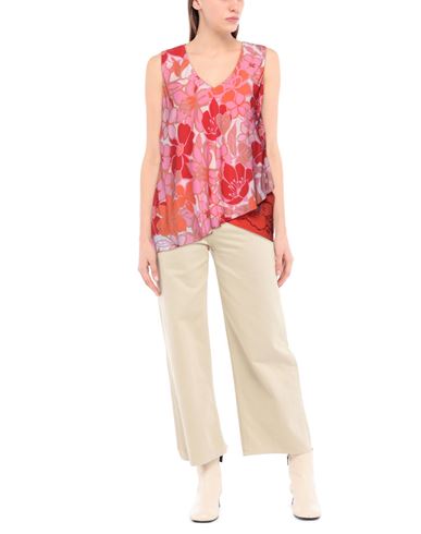 Club Woman Top Coral Size 10 Viscose, Elastane