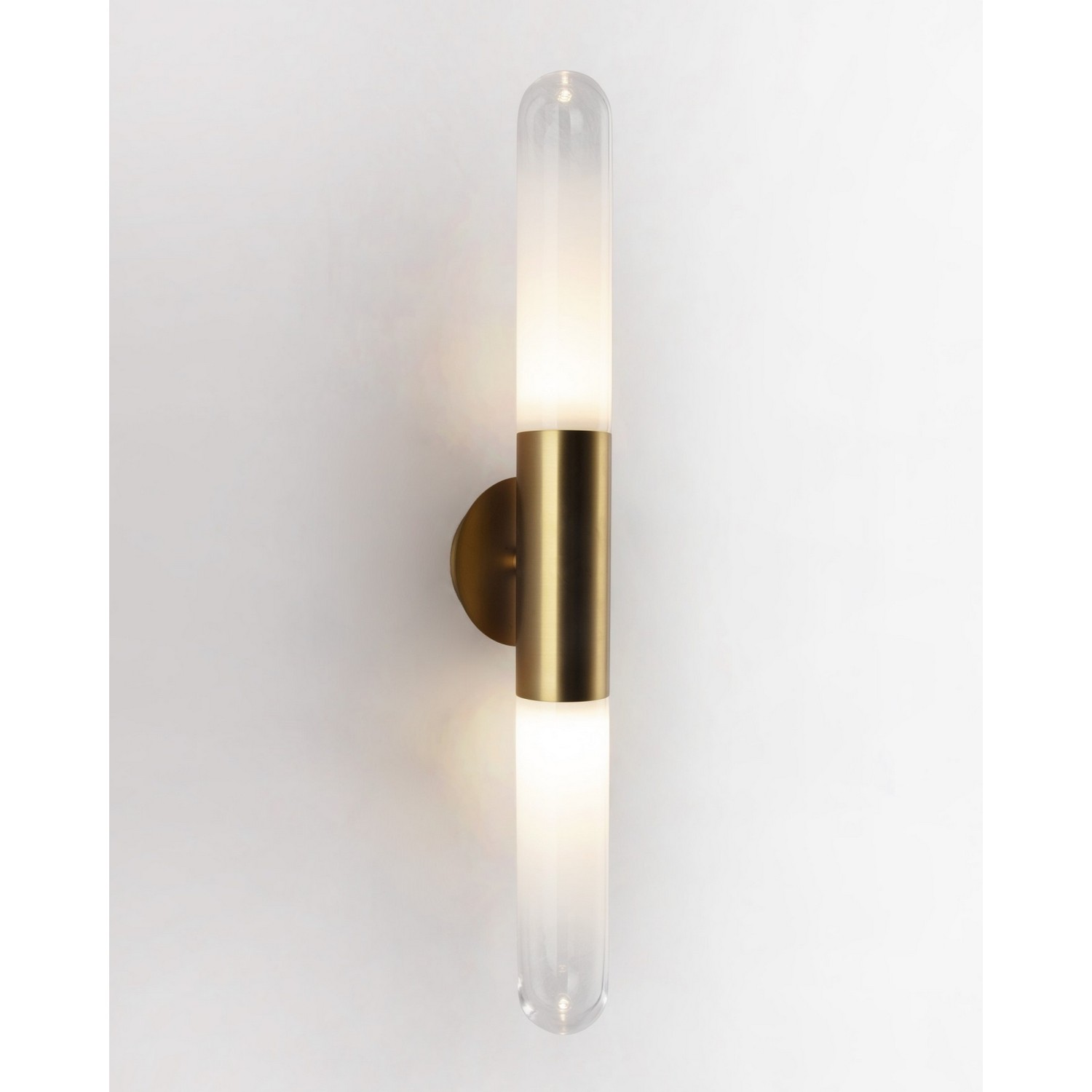 Aged Brass Wall Sconce from the Tribeca Collection