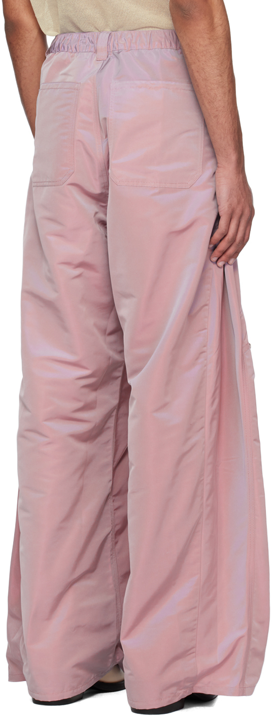 Y/Project Purple Gathered Trousers