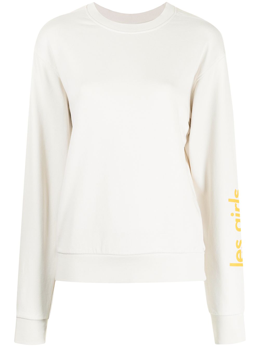 Fitted crew neck sweater - Neutrals