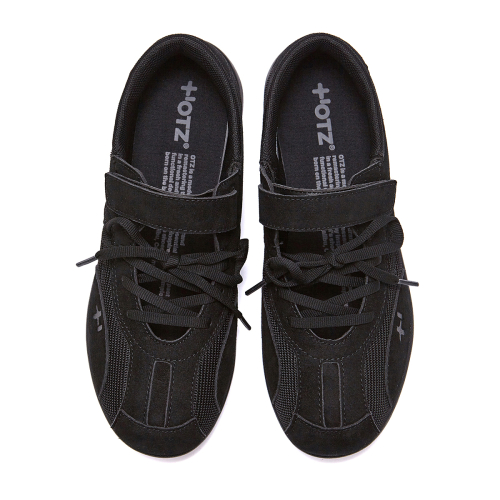 Romari Suede Lace-Up Sneakers Black OZSQFA343B