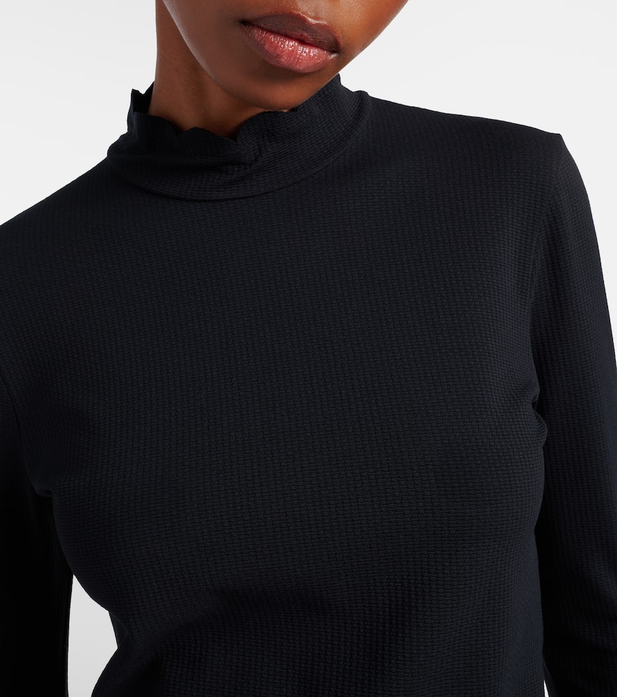 Scalloped rashguard top