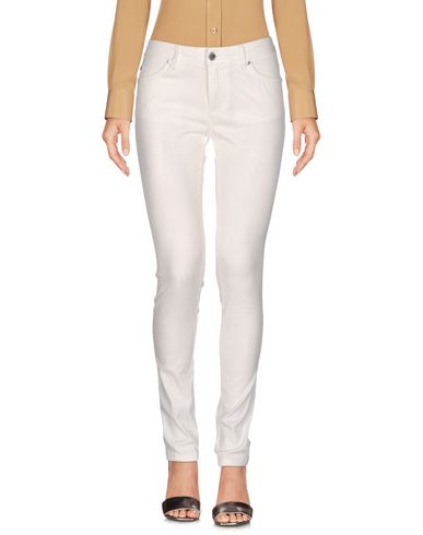 Woman Pants White Size 4 Viscose, Cotton, Elastane