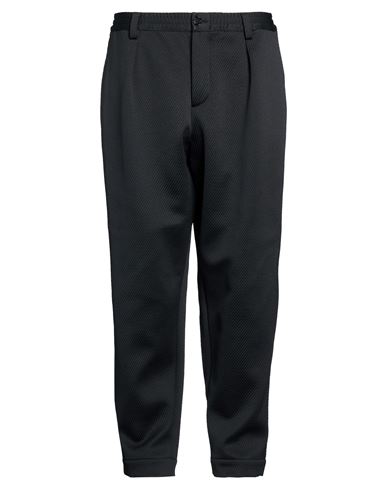 Man Pants Black Size 30 Polyester, Wool, Polyamide