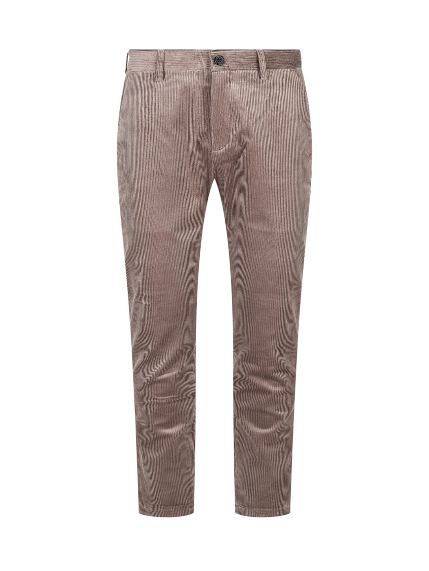 Beige Slim Chino Trousers