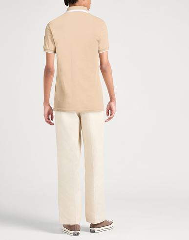 Man Polo shirt Sand Size M Cotton