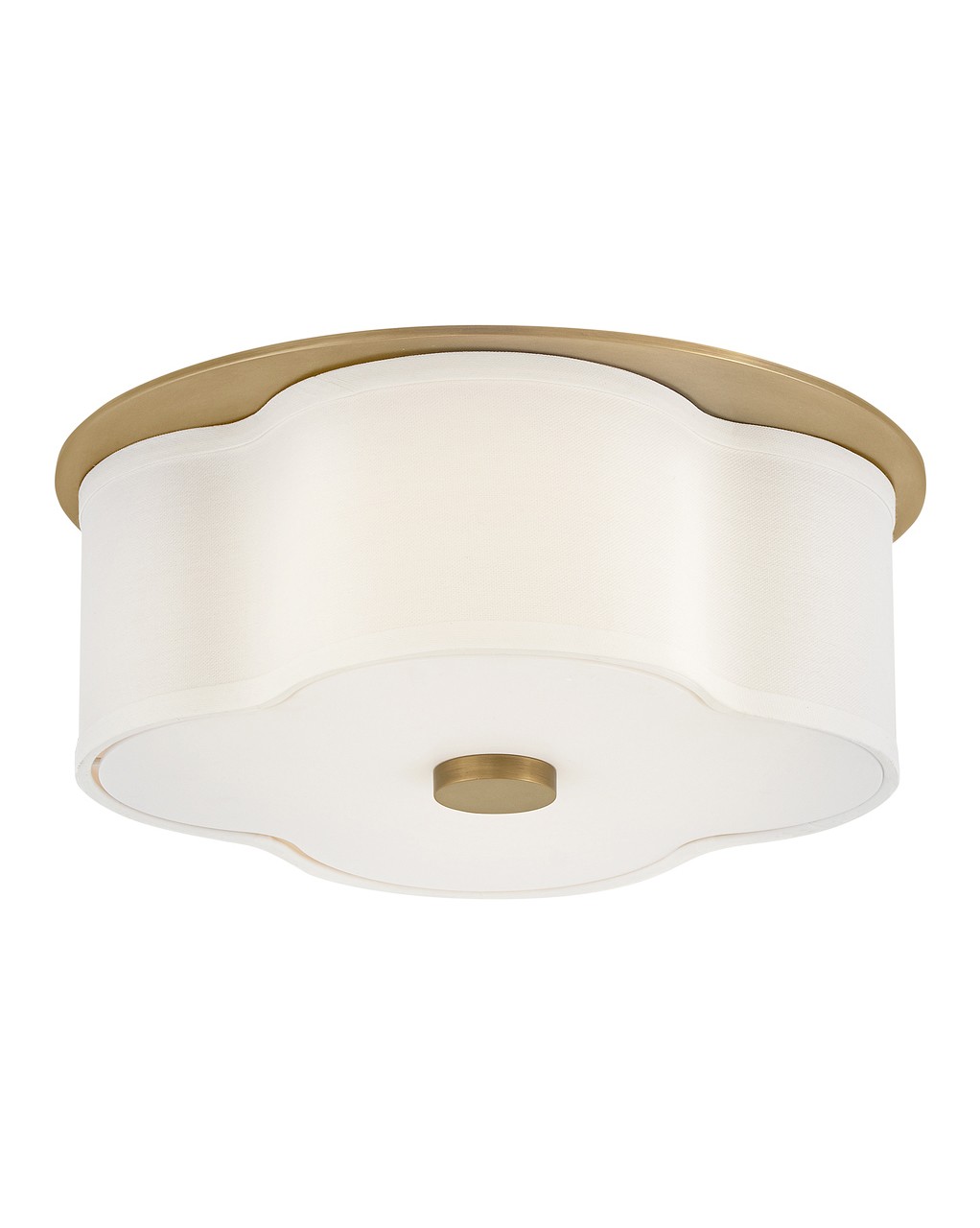 Heritage Brass LED Flush Mount from the Delaney Collection
