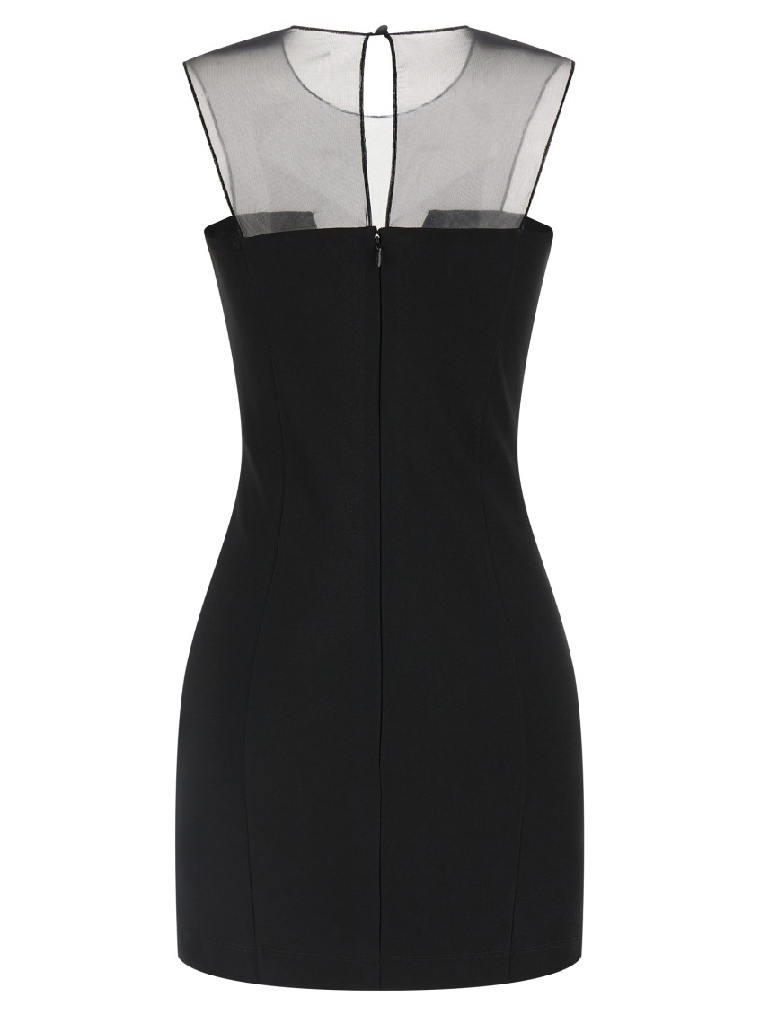 Tulle Insert Dress