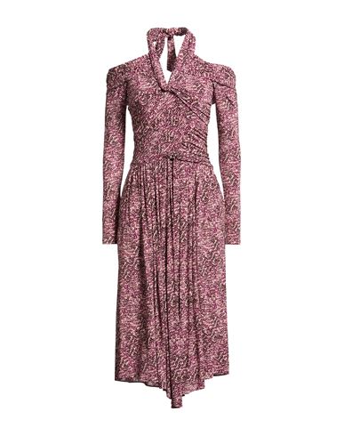 Woman Midi dress Garnet Size 2 Viscose, Elastane