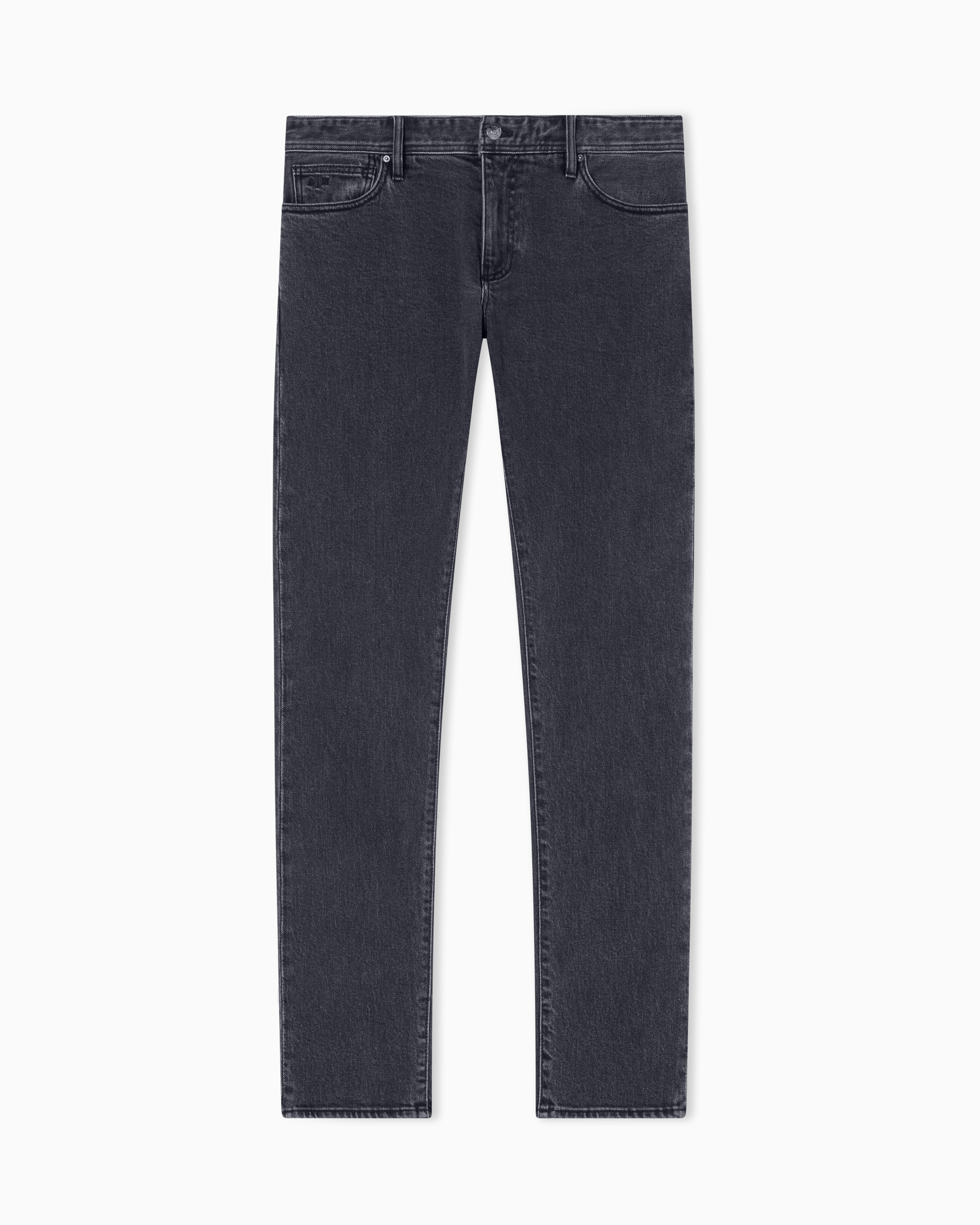 Super Skinny Faded Gray Jeans in stretch denim