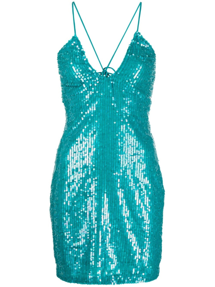 - Sequined Mini Dress